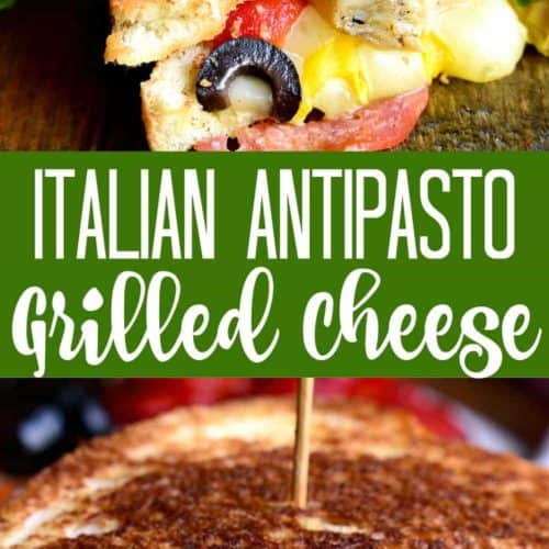 Italian Antipasto Grilled Cheese Sandwiches