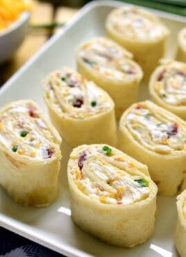 Bacon Cheddar Ranch Pinwheels