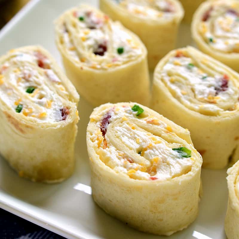 Bacon Cheddar Ranch Pinwheels