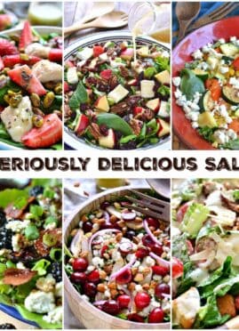 25 Seriously Delicious Salads - loaded with all the best ingredients! A salad for every taste, a perfect way to experiment with your regular salads!
