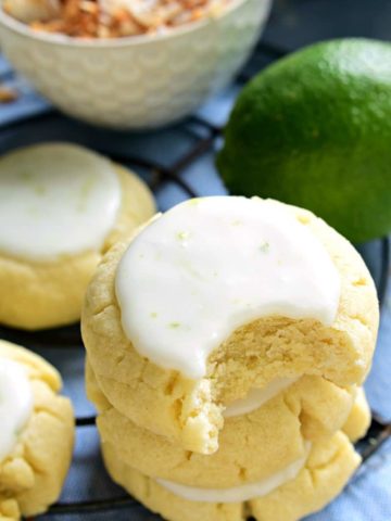 These Coconut Lime Sugar Cookies are a delicious taste of the tropics!