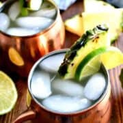Pineapple Moscow Mules are a delicious, refreshing twist on the original!