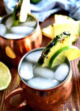 Pineapple Moscow Mules are a delicious, refreshing twist on the original!