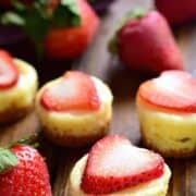 These Strawberry Lemon Cheesecake Bites are a perfect bite size treat for everyone to enjoy.