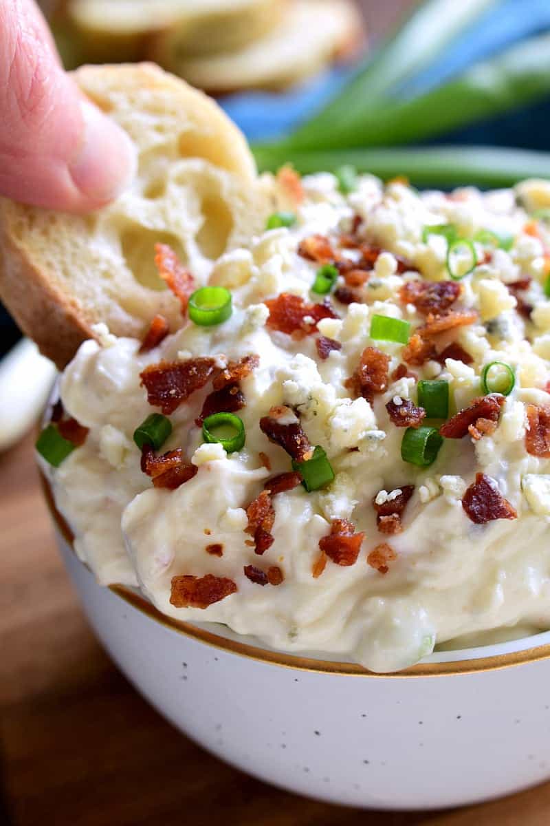 Bacon Blue Cheese Dip | Lemon Tree Dwelling