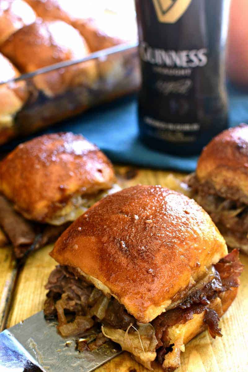 These Guinness Beef Sliders are everything you would want in a sandwich!