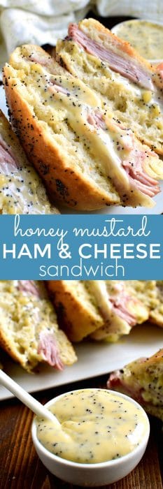 Honey Mustard Ham and Cheese Sandwich