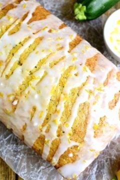 This Lemon Zucchini Bread combines two favorites in one delicious loaf of bread! This quick snack or easy breakfast idea is a great way to sneak in veggies!