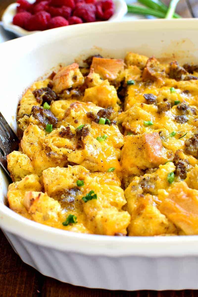 Sausage egg cheese casserole discount