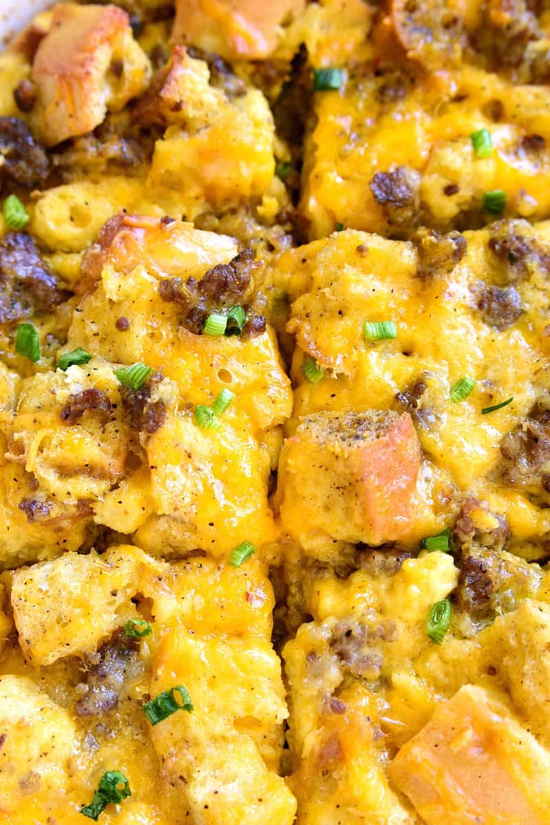 This Overnight Sausage Egg Casserole is a delicious addition to any breakfast! Perfect for holidays or special occasions, this easy egg casserole can be prepped in advance and popped in the oven the next morning. Your family will love the simple, delicious flavors of this classic egg casserole....guaranteed to become a favorite!