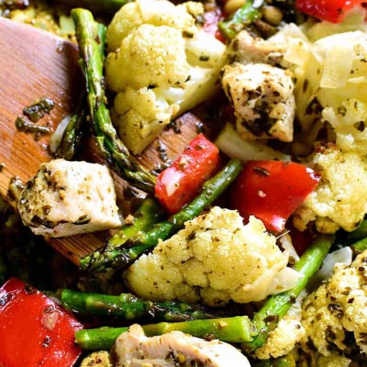 Sheet Pan Pesto Chicken