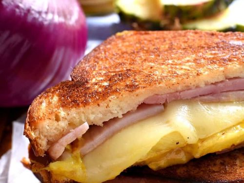 Hawaiian Ham Grilled Cheese Sandwiches Hawaiian Ham Grilled Cheese Sandwiches