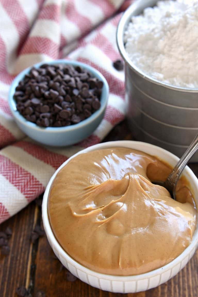 Creamy Peanut Butter Chocolate Chip Dip Lemon Tree Dwelling