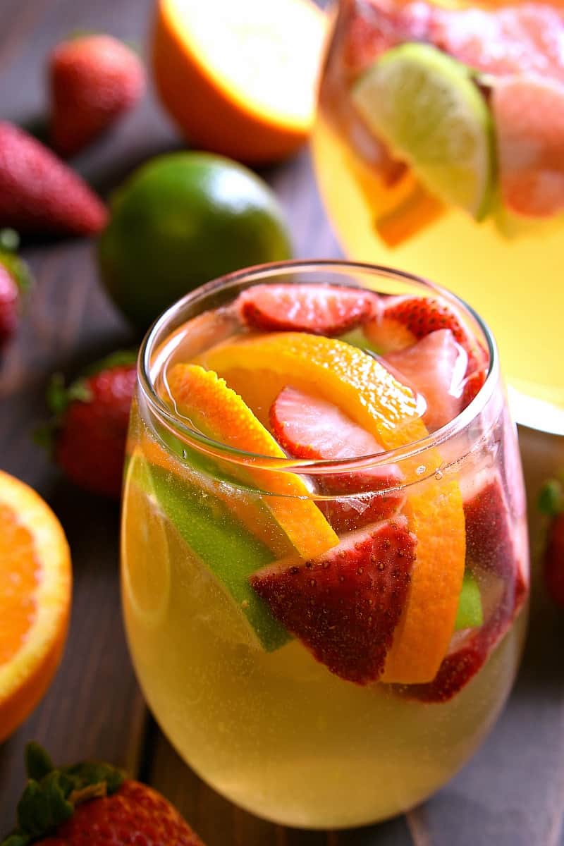 Sparkling Skinny Sangria Lemon Tree Dwelling