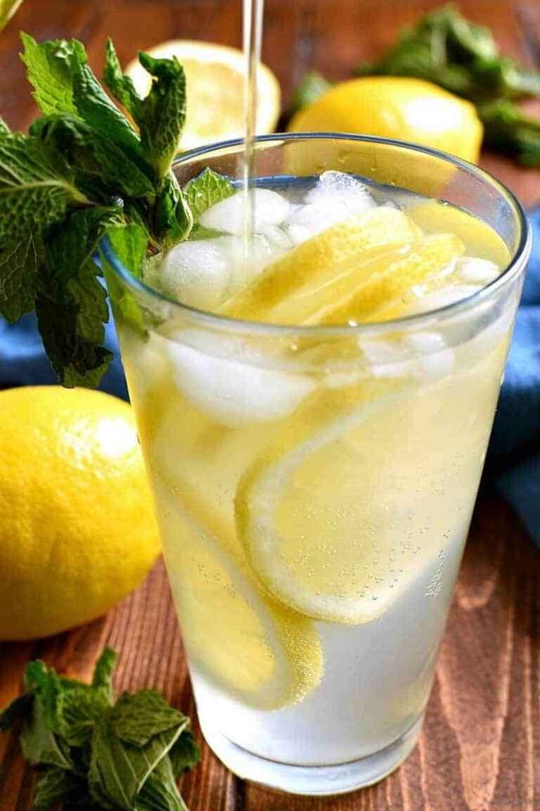 Sparkling Mint Lemonade