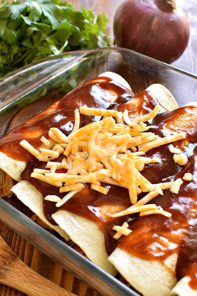 BBQ Chicken Enchiladas | Lemon Tree Dwelling