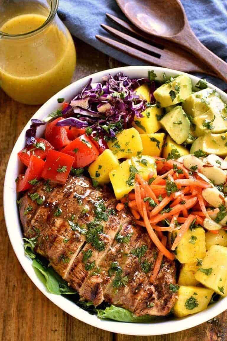 Caribbean Grilled Chicken Salad