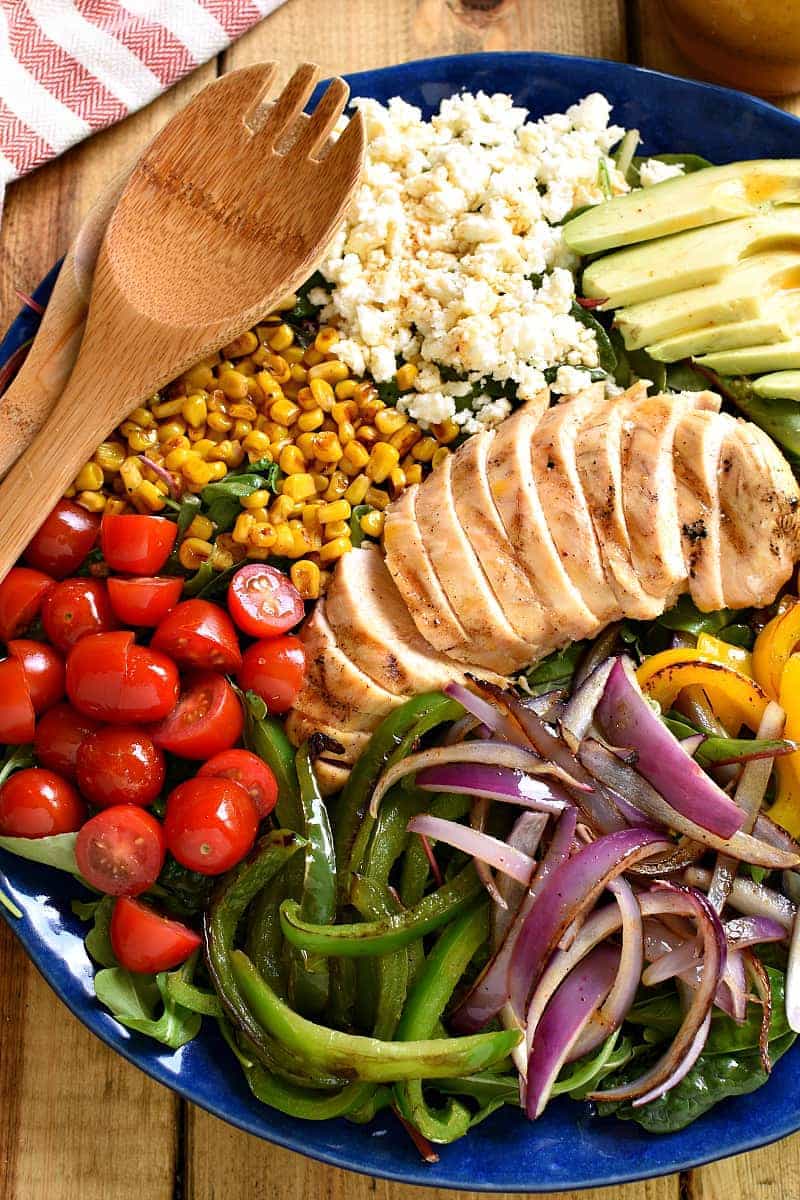 Chicken Fajita Salad Lemon Tree Dwelling
