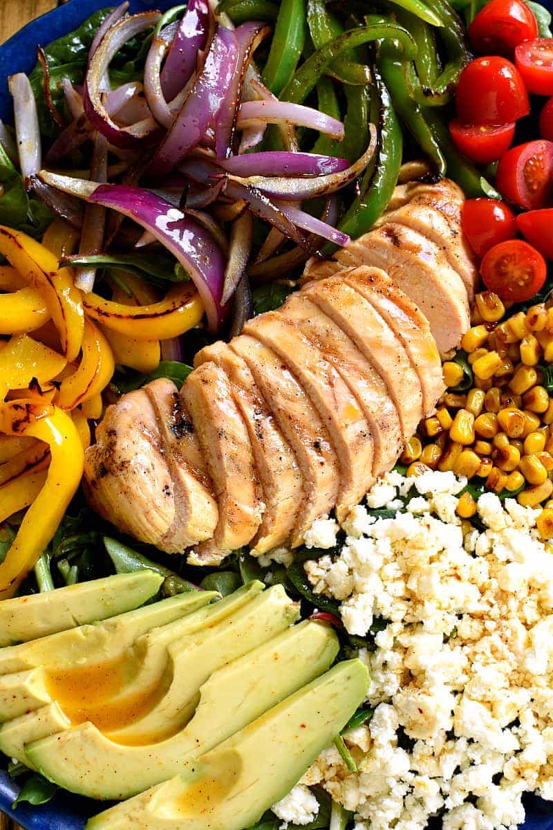 Chicken Fajita Salad Lemon Tree Dwelling