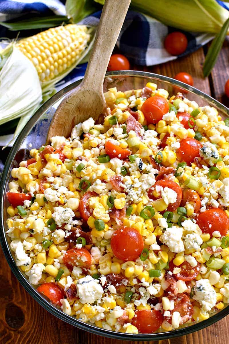 Bacon Blue Cheese Corn Salad Lemon Tree Dwelling