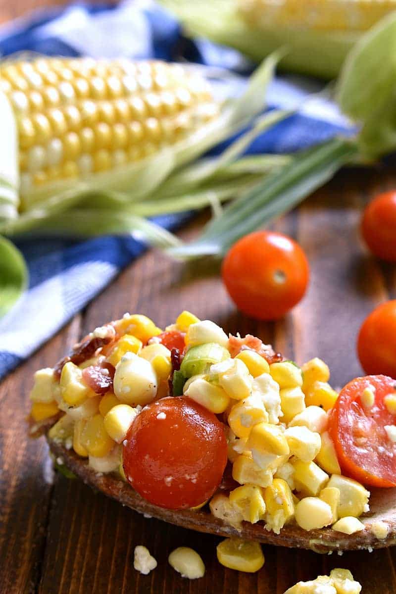 Bacon Blue Cheese Corn Salad Lemon Tree Dwelling