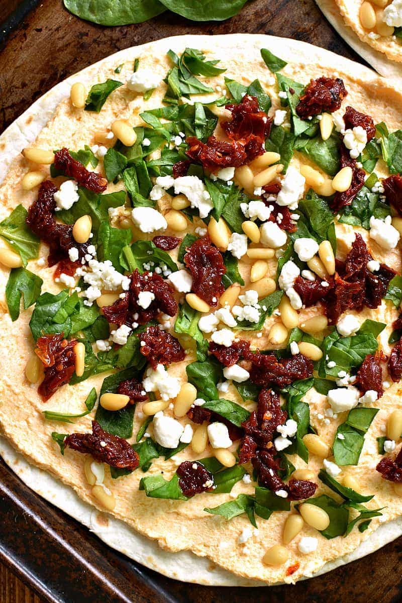 Spinach Goat Cheese Sun Dried Tomato Pinwheels Lemon Tree Dwelling