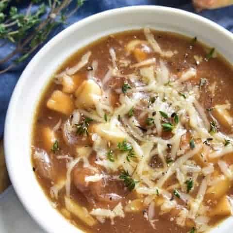 French Onion Noodle Soup