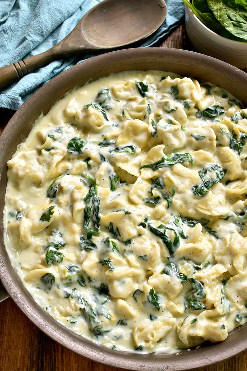 Spinach Artichoke Tortellini Lemon Tree Dwelling