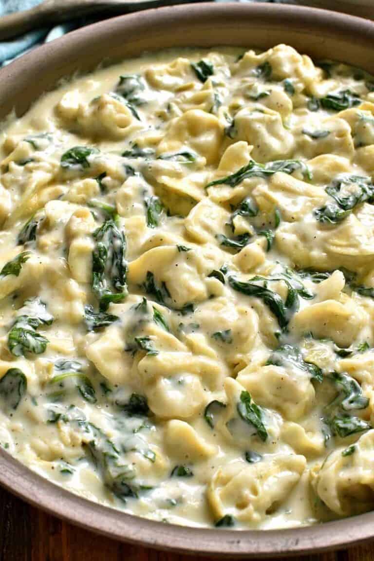 Spinach Artichoke Tortellini