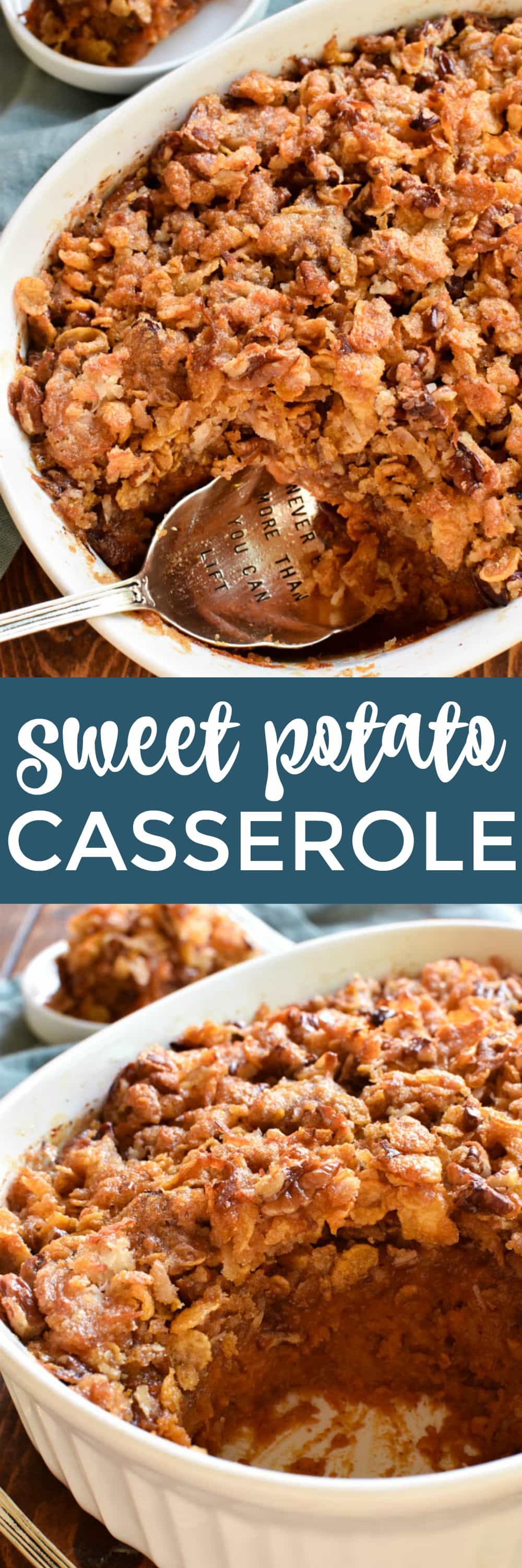 Sweet Potato Casserole with Brown Sugar Pecan Topping | Lemon Tree Dwelling