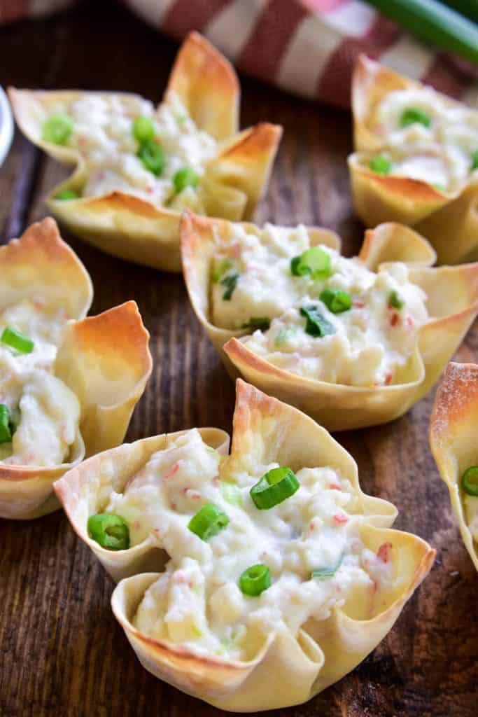 Crab Rangoon Wonton Cups Lemon Tree Dwelling