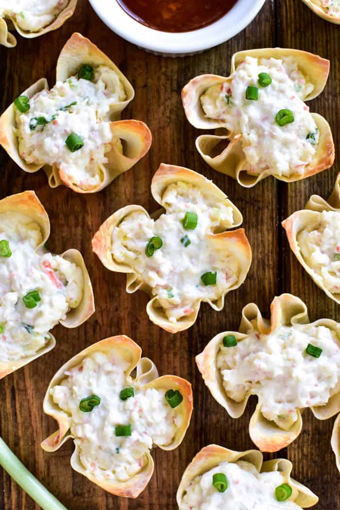 Crab Rangoon Wonton Cups – Lemon Tree Dwelling