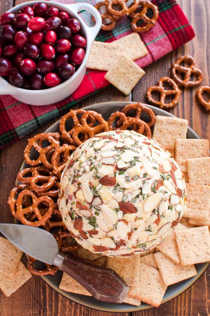 swiss almond cheese ball