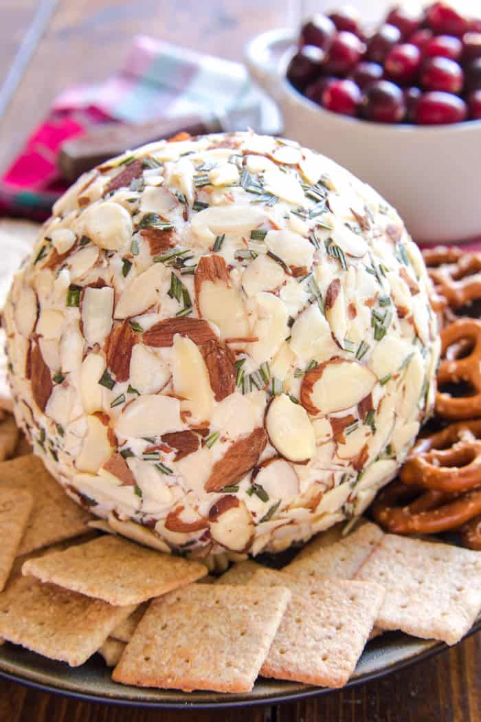 swiss almond cheese ball