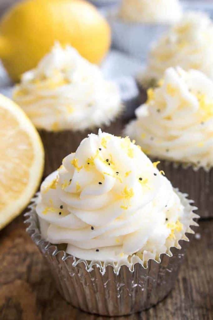 Lemon Poppy Seed Cupcakes Lemon Tree Dwelling