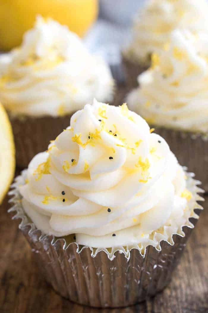 Lemon Poppy Seed Cupcakes Lemon Tree Dwelling