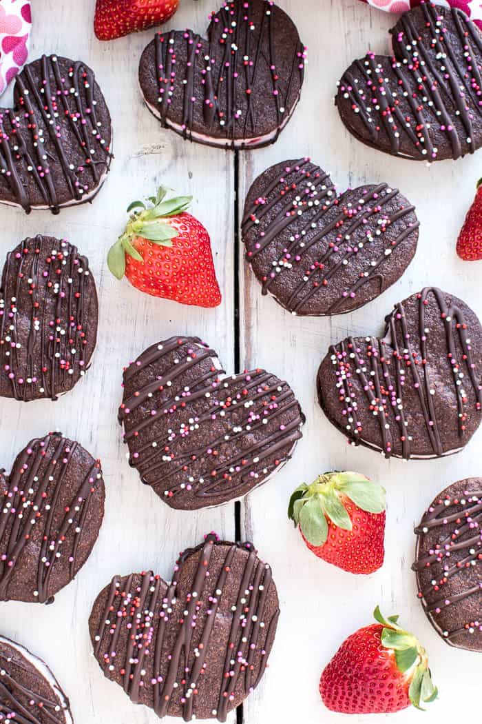 Chocolate Strawberry Sandwich Cookies Lemon Tree Dwelling