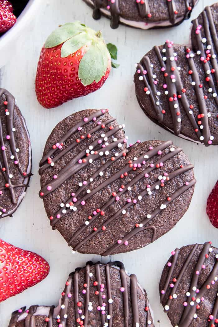 Chocolate Strawberry Sandwich Cookies Lemon Tree Dwelling