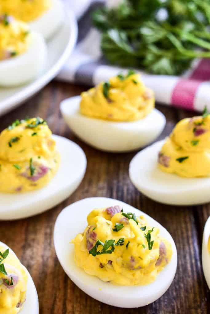 Ham and Cheese Deviled Eggs Lemon Tree Dwelling