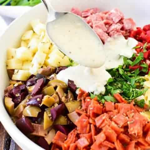 Antipasto Chicken Salad