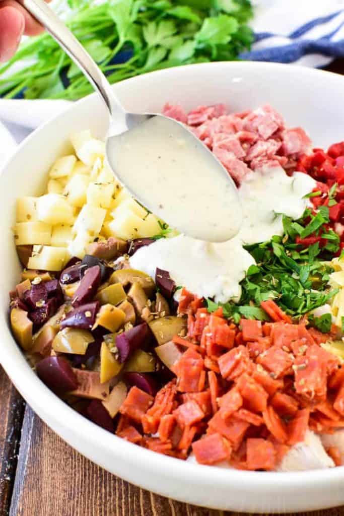 Antipasto Chicken Salad Lemon Tree Dwelling