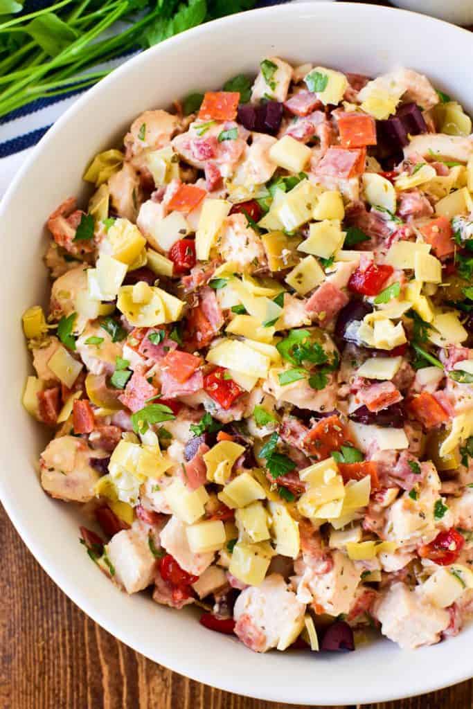 Antipasto Chicken Salad Lemon Tree Dwelling