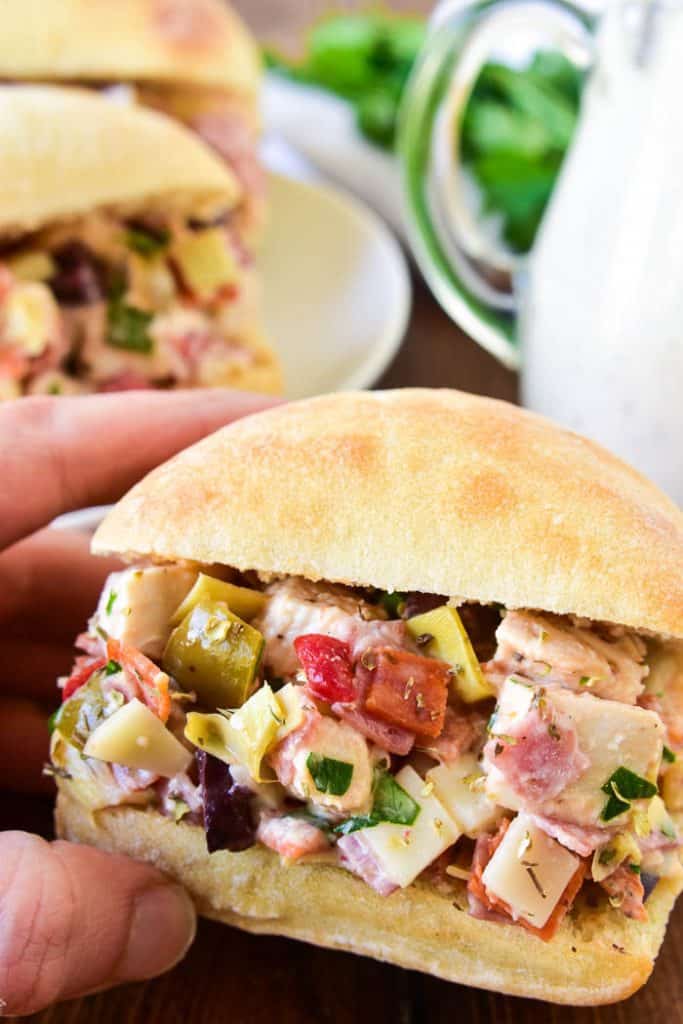 Antipasto Chicken Salad Lemon Tree Dwelling