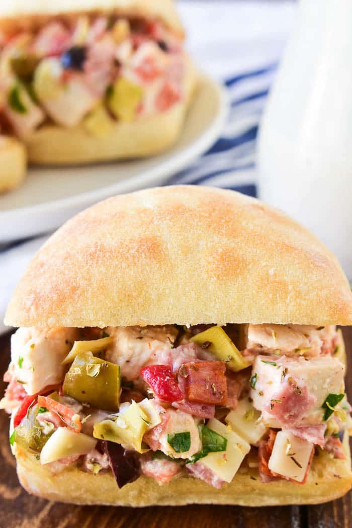 Antipasto Chicken Salad Lemon Tree Dwelling