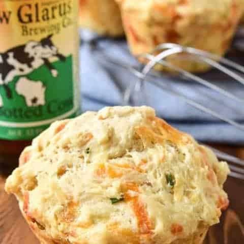 Beer Cheese Muffins