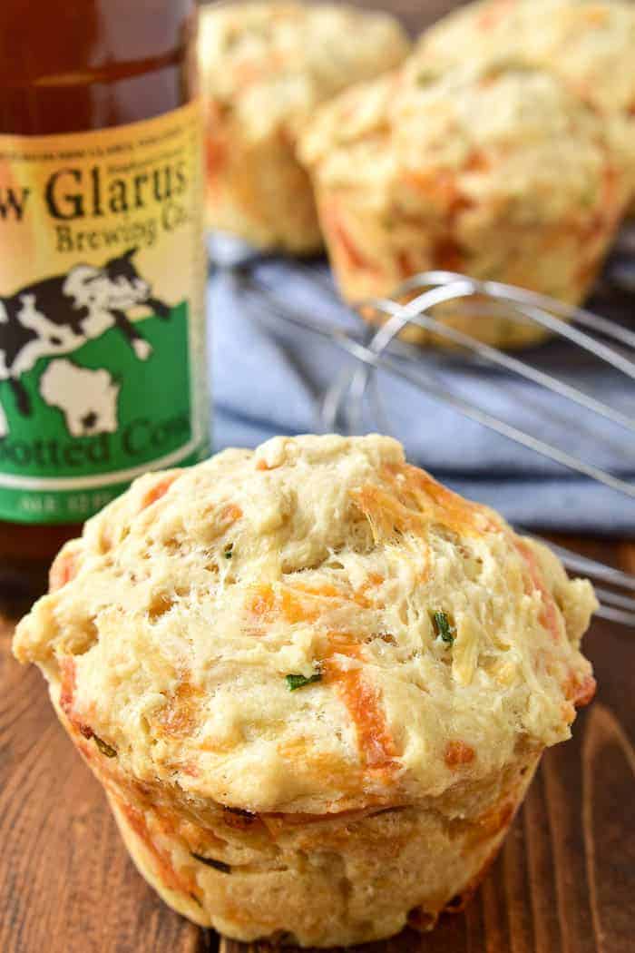  Beer and Cheese Muffins