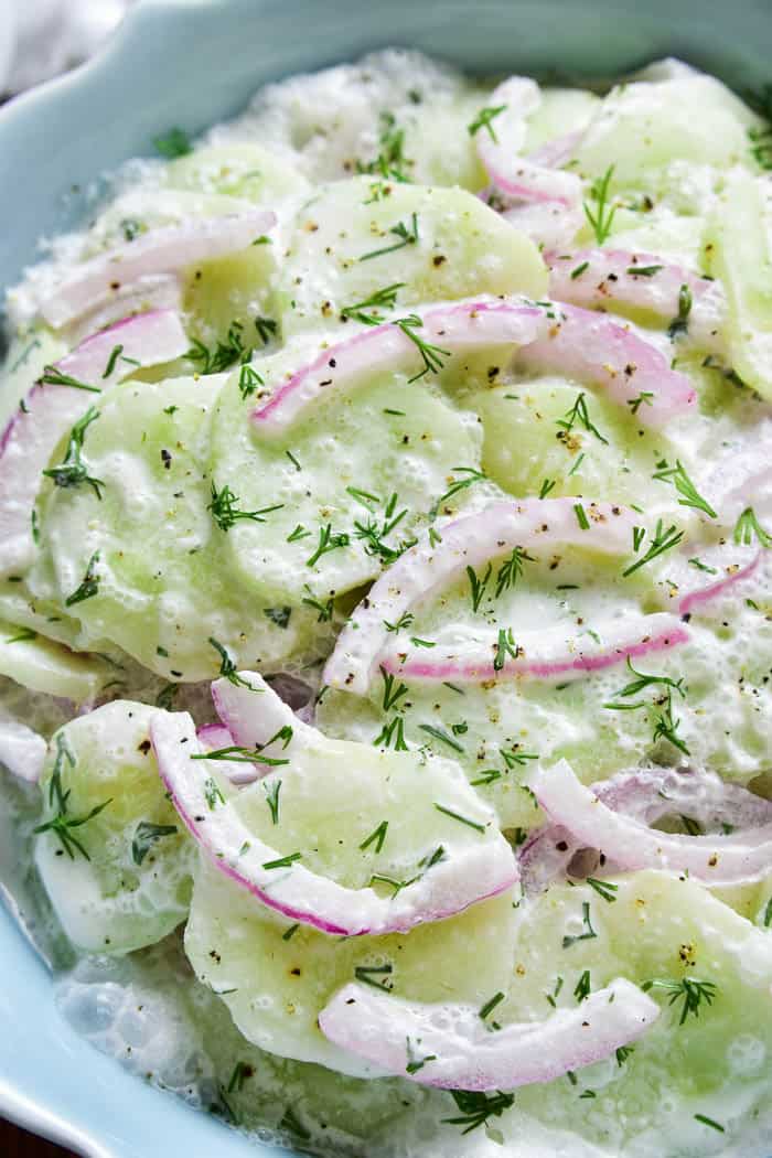 Creamy Cucumber Salad Lemon Tree Dwelling Creamy Cucumber Salad Lemon Tree Dwelling