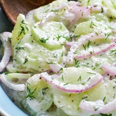 Creamy Cucumber Salad