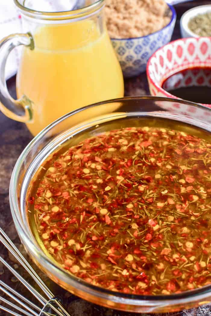 Take your grilling to the next level with this Easy Chicken Marinade! Made with simple, everyday ingredients, this easy marinade comes together in minutes and gives the BEST flavor to grilled chicken. It combines savory and sweet flavors with just a touch of spice for meat that's moist, flavorful, and extremely versatile. If you love grilled chicken, you'll love the difference this marinade makes!