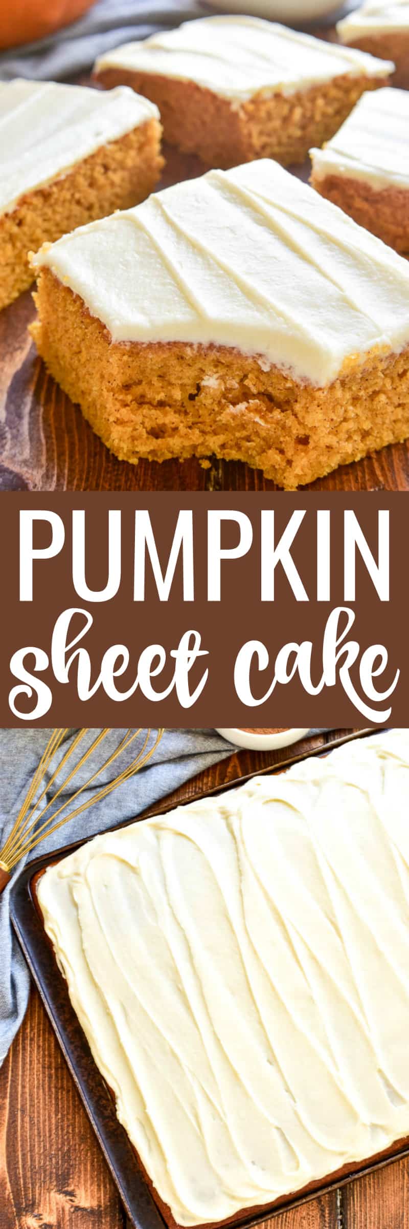 pumpkin sheet cake lemon